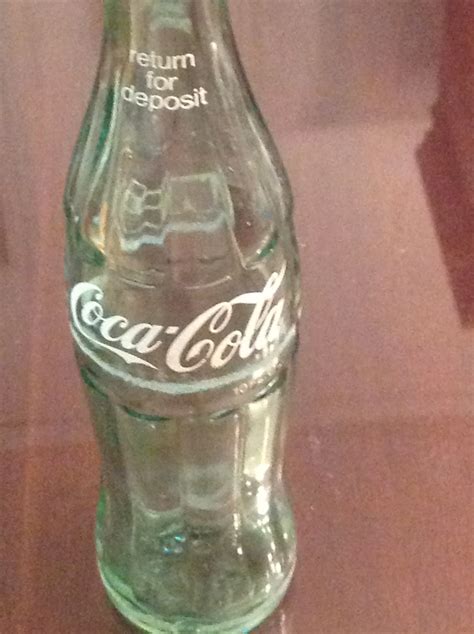 Vintage Coca Cola Empty Bottle With Lid Coke Bottle Oz Size Money