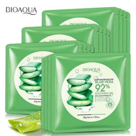 Bioaqua Aloe Vera 92 Soothing Gel Facial Sheet Mask Eshaistic