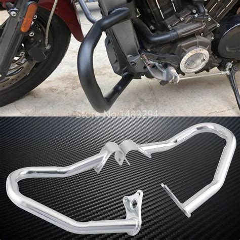 Chrome Motorcycle New Front Highway Crash Bar Engine Guard Kit Fit For