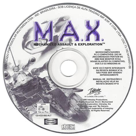 M A X Mechanized Assault Exploration Cover Or Packaging Material