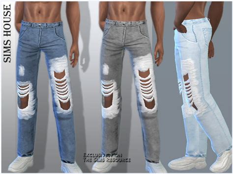 The Sims Resource Men S Ripped Jeans