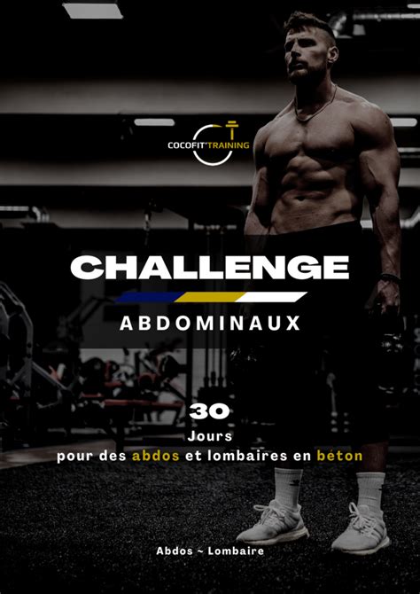 Challenge 30 jours pour des Abdos en Béton Cocofitraining