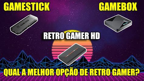 GAME STICK GAMEBOX OU RETRO GAMER HD QUAL A MELHOR OPÇÃO E DIFERENÇAS