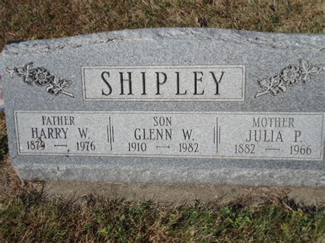 Julia Phillipa Rowe Shipley 1882 1966 Mémorial Find a Grave