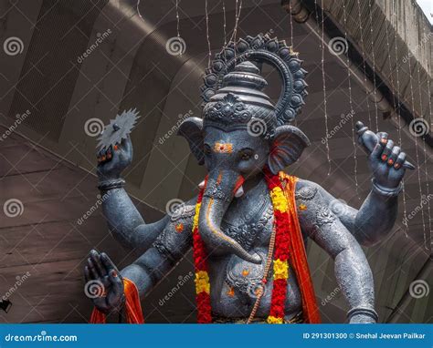 Big Statues Of Lord Ganesha During Ganesh Visarjan Stock Photo Image