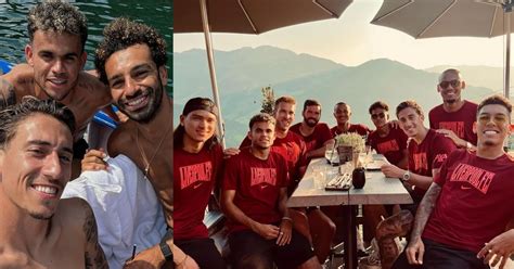 Luis Díaz Uno Más De La Familia Del Liverpool Fc Compartió Bailes Risas Y ‘chapuzones Con