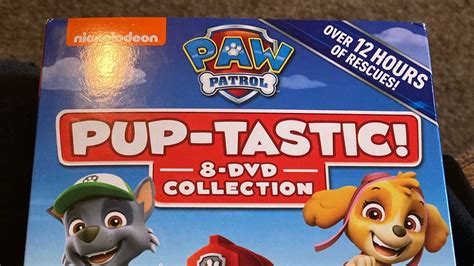 Paw Patrol Pup Tastic Dvd Gift Set Unboxing Nick Jr Paramount Youtube