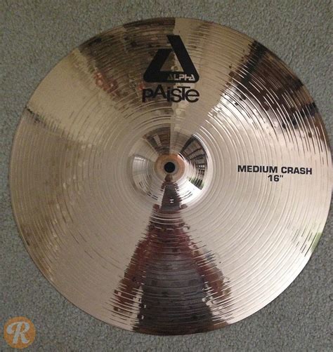 Paiste 16 Alpha Medium Crash Cymbal Reverb