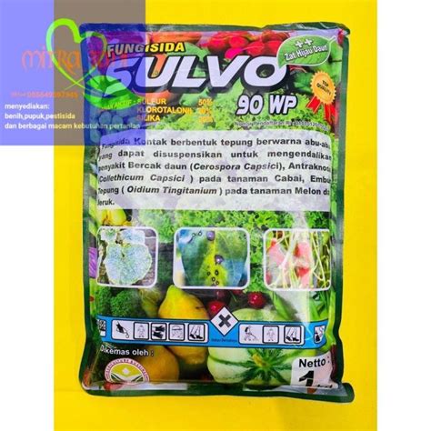 Fungisida Klorotalonil Sulfur Silica SULVO 90WP Kemasan 1kg Lazada