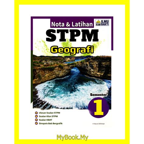 Baru Myb Buku Nota Latihan Stpm Semester Geografi Ilmu Bakti