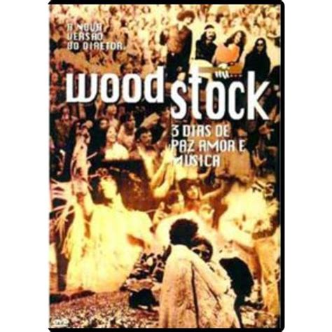 Dvd Woodstock 3 Dias De Pazamor E Música Warner Outros Música E