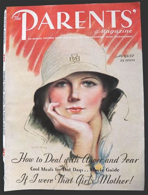 1931 Parents Magazine Cover ~ Girl Scout Portrait, Vintage Magazine Covers