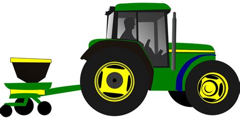 Tractor Planting Planter Free Vector Graphic On Pixabay