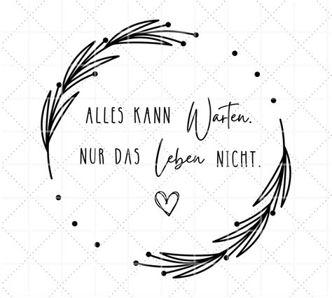 Plotterdatei Spruch Mit Rahmen In SVG Und PNG Motivierend Etsy De