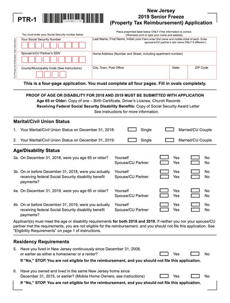 Nj Tax Rebate Form Printable Rebate Form