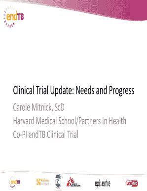 Fillable Online Clinical Trial Update Needs And Progress Fax Email