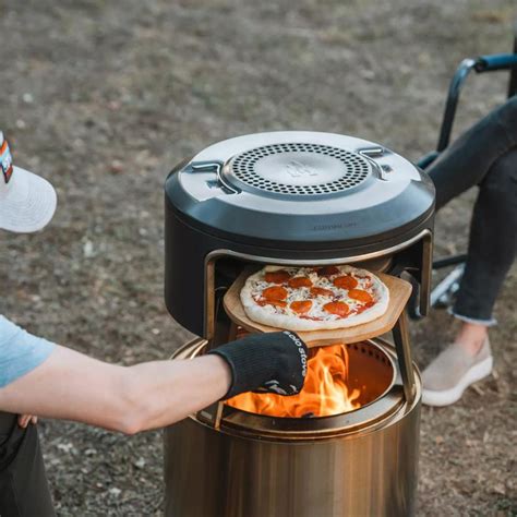 Pi Fire Solo Stove Pizza Oven Top System Pavers Outdoor Store