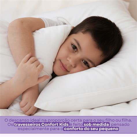 Travesseiro Infantil 4 Anos - Travesseiro Infantil Confort Kids Kit 4 Unidades 2 Travesseiros Anatôm ...