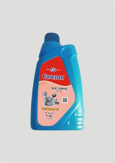 1 Litre Carezon Multigrade Engine Oil For Automobile Grade Sae 20w