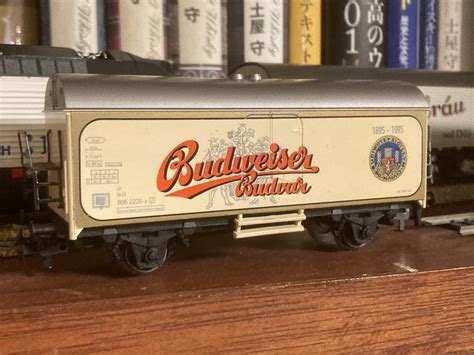 Budweiser Budvar 3 Märklin HO Beer Wagons and Miniature Models