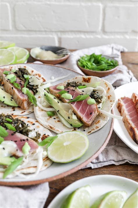 Seared Tuna Tacos Ahi Tuna Jenny Shea Rawn