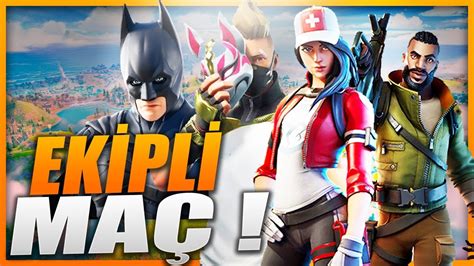 Efsane Ekİplİ MaÇ Fortnite Battle Royale Youtube