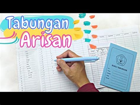 Cara Membuat Buku Tabungan ARISAN Lengkap Dengan Cara Mengisinya