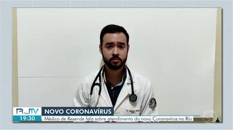 RJ2 TV Rio Sul Médico de Resende fala sobre atendimento do novo