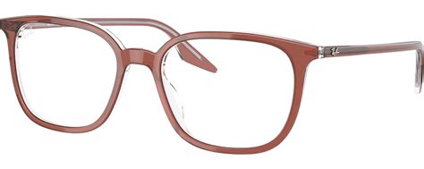 Ray Ban Rx5406 Brown On Transparent Shop Glasses Online