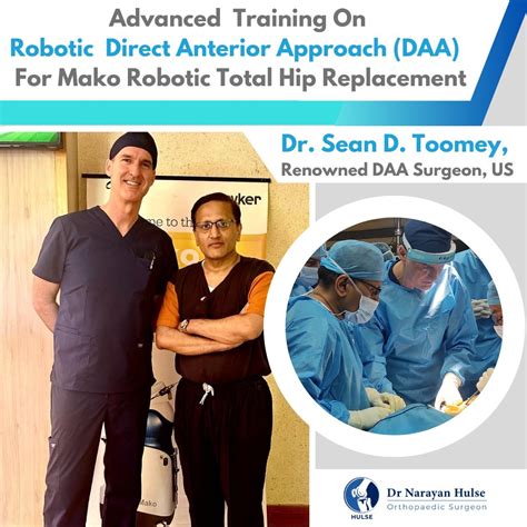 Direct Anterior Approach In Robotic Total Hip Replacement Dr Narayan