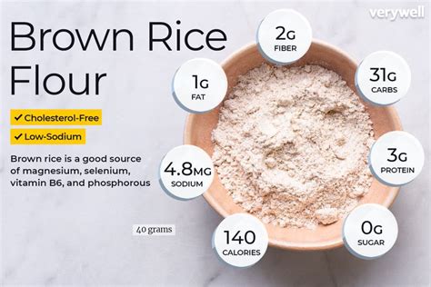 Brown Rice Flour Nutrition Facts And Health Benefits