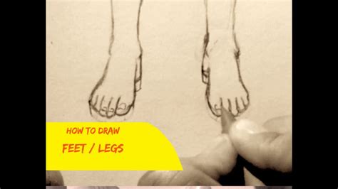 How To Draw Anime Feet Front View