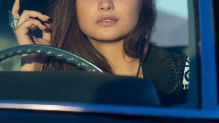 Chelsie Aryn Women Brunette Long Hair Women With Cars Women With