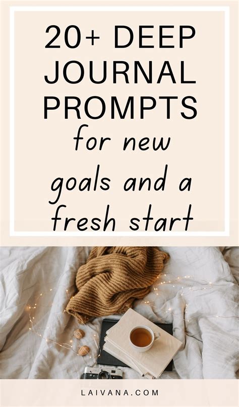 20 Deep Thought Provoking Journal Prompts For Goal Setting