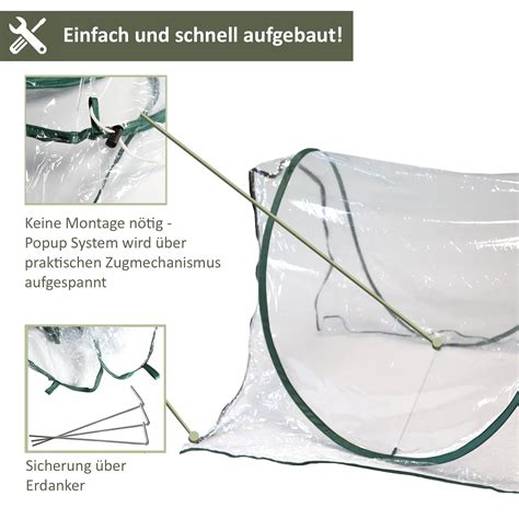 Folientunnel Aus Transparenter Pvc Folie Modular Erweiterbarer