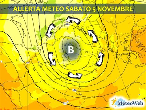 Allerta Meteo Ciclone Artico Sull Italia Tra E Novembre Freddo E