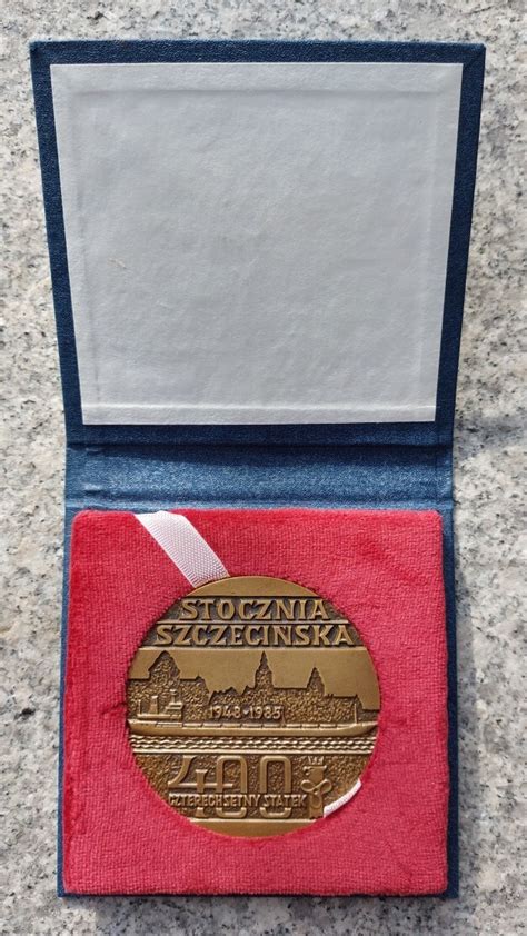 Medal Stocznia Szczeci Ska Czterechsetny Statek Pozna Kup Teraz Na