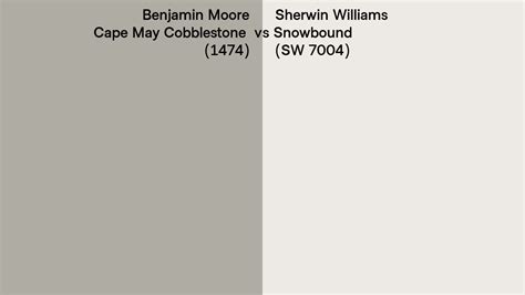 Benjamin Moore Cape May Cobblestone 1474 Vs Sherwin Williams