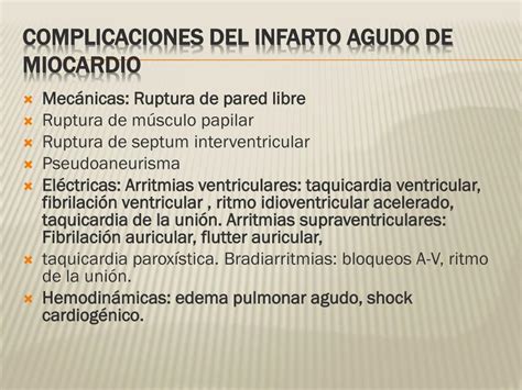 Ppt Infarto Agudo Al Miocardio Powerpoint Presentation Free Download