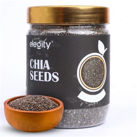 Natural Elegity Black Chia Seeds For Human Consumption Packaging Size