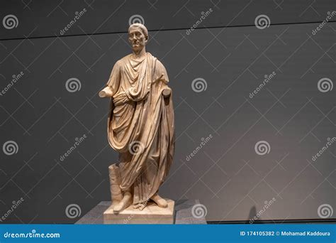 Detail Of Ancient Roman Gods And Art | Vintage Statue Displayed In A ...