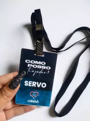 Crach S Em Pvc Para Voluntario Obreiro Igreja Evangelica