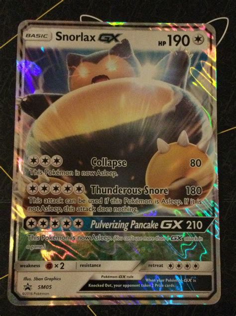 Mavin Snorlax GX SM05 Oversized Promo Jumbo Pokemon TCG Card