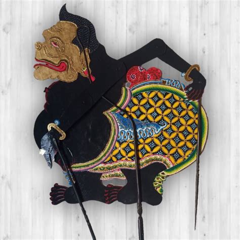 Jual Wayang Kulit Semar Gareng Petruk Bagong Punakawan Satuan Asli