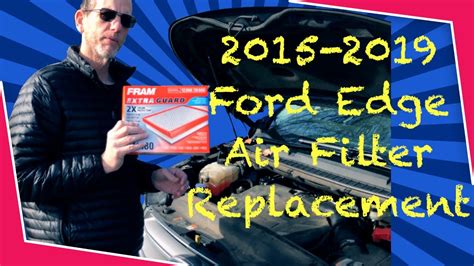 How To Change A Air Filter On A 2015 2019 Ford Edge YouTube