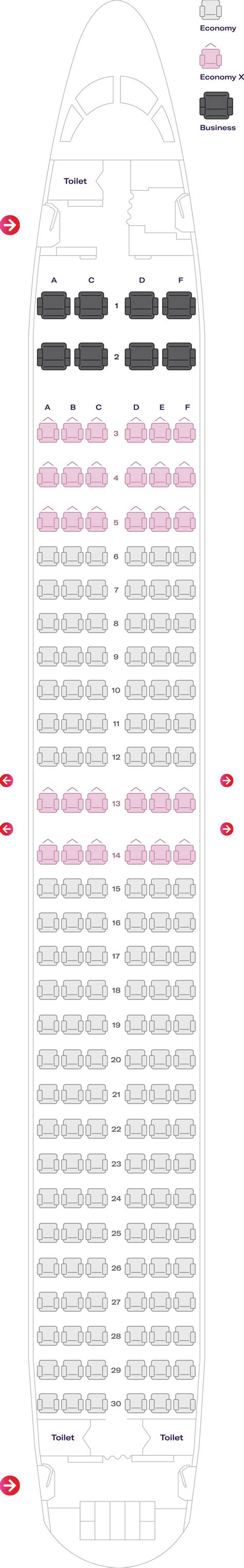 Boeing 737 Seating Chart