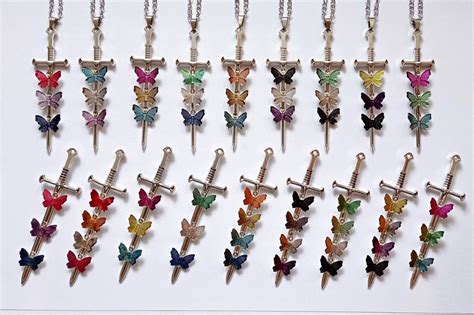 Pride Sword Armory LGBTQ Necklaces Dnd Aroace Bisexual Lesbian Asexual
