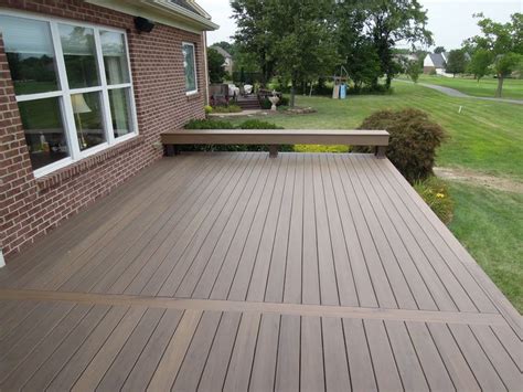 Timbertech Earthwood Evolutions Legacy In Pecan Contemporary Deck