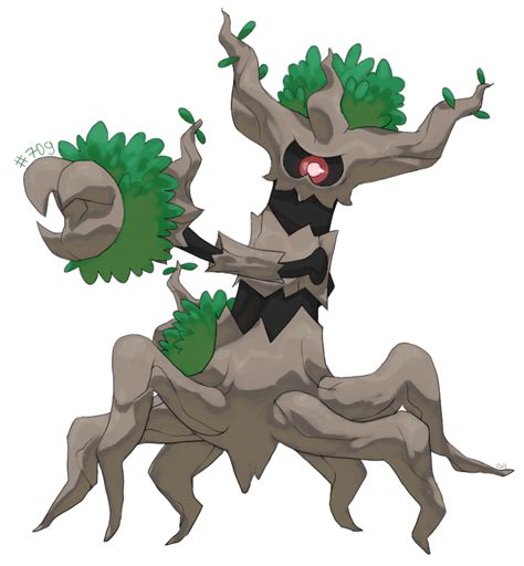 Trevenant Pokemon Ghost Tree Forest Guardian Png Image