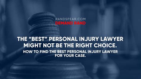 The Best Personal Injury Lawyer May Not Be the Right Choice. | Spear Greenfield